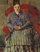 Madame Cezanne in a Red Armchair Paul Cezanne